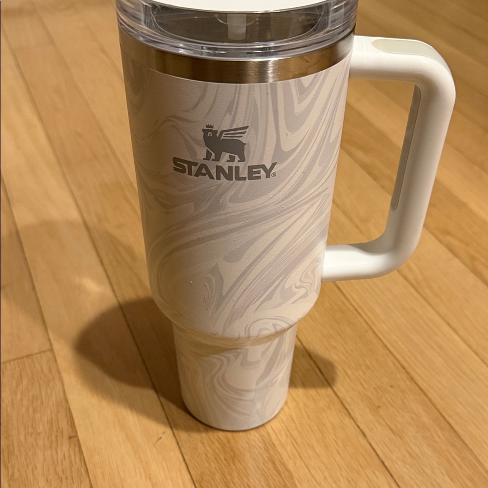 Stanley Marbled White Travel Mug